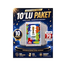 Fıfa World Cup 2026 Sticker Paket 7 Çıkartmalı Dünya Kupası Koleksiyon Stickerı 10lu Paket