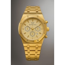 Ap Piguet Model Lüks Çelik Erkek Kol Saati Goldiçisarı - 644898349 Altın