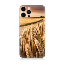 Apple Uyumlu iPhone 14 Pro Silikon Kılıf Buğday Başak Tarlası