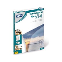 Mas Laminasyon Filmi 125 Mic A4 100 Lü