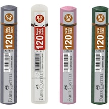 Faber Castell Grip Min 2b 60 MM Kalem Ucu 120'li 0.5 MM 4 Adet Yeni Renkler
