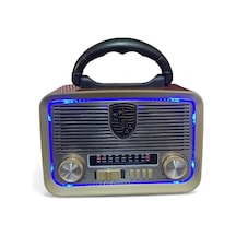 Güneş Panelli 19 Cm 3 Bant Nostajik Usb Bluetooth Radyo 3016