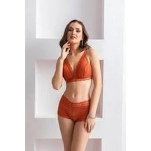 Ang Butik Kadın Gallipoli 31813 Bralet Sütyen Ve Boxer Takım Kiremit