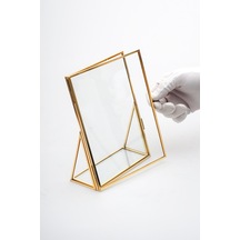 Resim & Fotoğraf Çerçevesi Masaüstü Pirinç Gold 20x15cm
