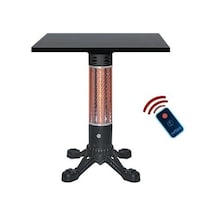 Hottable Tekno Plus 1500 W Uzaktan Kumandalı Isı Kademeli Infrared Isıtıcılı Masa