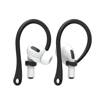 Airpodss 4 3 2 1 Pro Pro 2 Nesil Uyumlu Silikon Kulaklık Tutucu Kulak Askısı Düşmeyi Önleyici Siyah