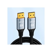 Displayport To Displayport Görüntü Kablosu 1.5metre 8k 60hz - 4k 240hz Gaming Monitör Uyumlu Altın Uçlu 14.1 Hdr Kablo-jl-8kdc015