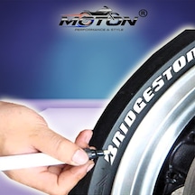 Su Geçirmez Oto Lastik Boyama Kalemi - Motosiklet Ve Bisiklet Lastik Yazı Kalemi Beyaz