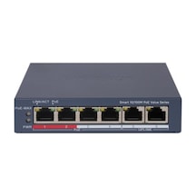 Ds-3e1106p-eı/m 4 Port 10/100 + 2 Port 10/100 Uplınk 45w 300 Metre Poe Cloud Yönetilebilir