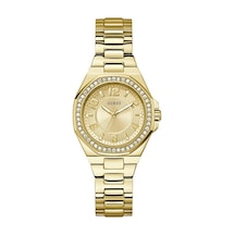 Guess Gugw0877l2 Altın Kaplama Taşlı Kadın Kol Saati Altın