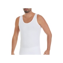 Erkek Siyah 6'lı Paket Likralı Atlet 001