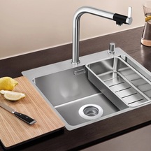 Mutfak Su Lavabo Filtresi Örgü Süzgeç Paslanmaz Çelik 7.5 Cm Çap 50 x 22
