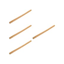 Sherchpry Bambudan Yapılmış 4'lü Masaj Çubukları Paketi Vücut Kasları Alt Sırt Boyun Masaj Çubuğu Çubuk Rulo The Stick Masaj Rulosu Omuz Kasları Rulo Çubuk Masaj Derin Terapi Öz Haki