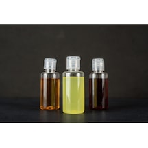 100 Adet 50 Ml Boş Şişe Şeffaf Kapak Kolonya Sıvı Dezenfektan Lik