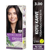 Intensıve 3.00 Koyu Kahve Kalıcı Krem Saç Boyası Seti