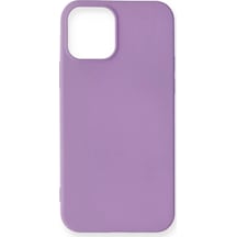 Newface Apple Uyumlu İphone 12 Mini Kılıf First Silikon - Lila