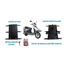 Honda Spacy Ve Alpha Kızaklı Kurye Paket Çanta Demiri