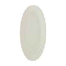Porselen Luz Altın File Kayık Tabak 27x19cm Tekli Bnlzf28ky20 Açık Gri