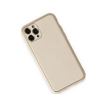 Newface - 166 - iPhone Uyumlu 11 Pro Max Kılıf Coco Deri Silikon Kapak - Novapazr - - Beyaz