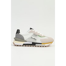 United Colors Of Benetton Benetton Bni-10009 Ss Kadın Spor Ayakkabı BNI-10009-R0216 Beyaz - Gri