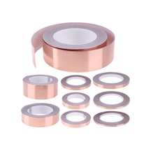 5 Mm x 20 Mt İletken Bakır Folyo Kapton Bandı K. Yapışkanlı Ba...