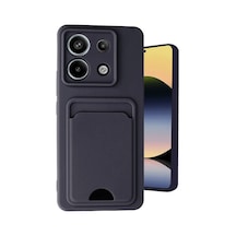 Uryport Xiaomi Redmi Note 13 Pro 5g Kılıf Kelvin Kartvizitli Silikon - Siyah
