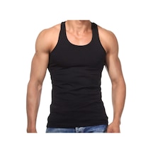1 Adet Erkek Slim Fit Likralı Penye Sporcu Rambo Atleti 001