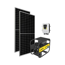 2 Adet Güneş Paneli İle Çalışan 48 Volt Salyangoz Yüzey Pompalı Tarımsal Sulama Paketi