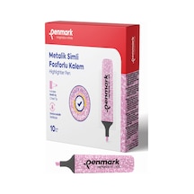 Penmark Fosforlu Kalem Metalik Simli Turkuaz Hs-505 15 Çok Renkli