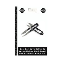 Özel Seri Yaylı Balıkçı İp Kesme Makası Hobi Gereci Avcı Malzemesi Kamp Aleti