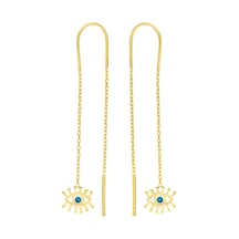 Zincir Küpe 717113 Gold Zincir Küpe 717113 Gold