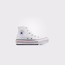 Converse Chuck Taylor All Star Eva Lift Canvas Platform Çocuk Beyaz Sneaker Düz 372860c Beyaz