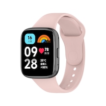 Xiaomi Redmi Watch 3 Active Uyumlu Klasik Mkst Kordon-pembe