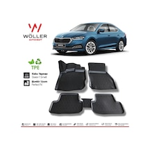 Skoda Octavia Paspas 2021 Sonrası 3D Havuzlu Wöller Paspas