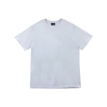 Düz Baskısız Unisex %100 Pamuk Beyaz T-shirt Beyaz