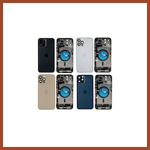 Bezos İphone 12 Pro Max Uyumlu Full Dolu Kasa Gold Pro