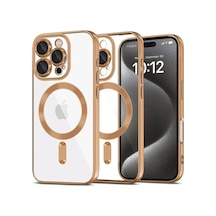 Apple iPhone Uyumlu 16 Pro Max Kılıf Kross Magneticsafe Kapak - Çöl Titanyum Bz8683140807290