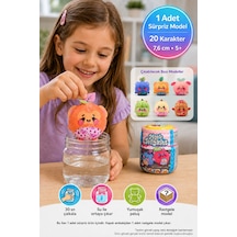 Magic Jellykins Sürpriz Peluş Oyuncak Suyla Açılan 1 Adet Sürpriz Model Koleksiyon Figürü - 7.6 Cm Çok Renkli