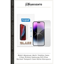 Mobil Aksesuar Akıllı Telefon Camı Cihaz Örtüsü Samsung S23 Plus Normal Temperli Cam Ekran Koruyucu