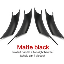 4 Adet Siyah-bmw 3,4 Serisi 3gt F30 F32 F34 Araba Tasarım İç Kapı Kolu Kapak Trim