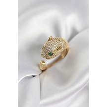 Mey İthalat Jaguar Model Gold Renk Zirkon Taşlı Kadın Yüzük - Özel Seri Meyeb698daaf128448276c3006c27 Altın