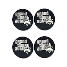 Cafele PS4 - PS5 - Xbox One X/S - Series X - Series S Analog Koruyucu Silikon Pad GTA V Gri Cafele PS4 - PS5 - Xbox One X/S - Series X - Series S Analog Koruyucu Silikon Pad GTA V Gri