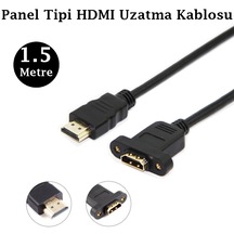 Hdmi Kablo - Panel Montaj Uzatma Kablosu - 1.5 Metre