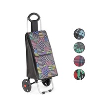Perilla 401-f-58009 Lüks Tekerlekli Metal Pazar Arabası- 4'li Paket