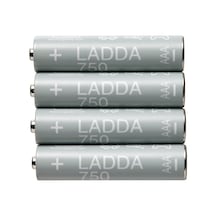 Şarj Edilebilir Pil, Hr03 Aaa 1.2v, Pil Kapasitesi: 750 Mah.