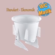 Wc Matik Koku Ve Haşere Önleyici Alaturka Tuvalet Kapağı Plastik Beyaz Renk Gider Kapak
