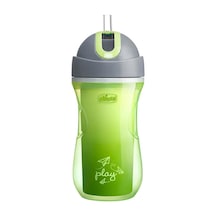 Chicco Sport Cup Isı Yalıtımlı Pipetli Spor Bardak Yeşil 266 Ml