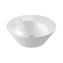 Serel - Poseidon Tezgâh Üstü Çanak Lavabo 45 45 Cm Batarya Delikli  - Ps33txs110h-
