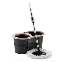 Sillgech 360 Smart Mop Jr. Black Siyah Temizlik Paspas Seti Pembe