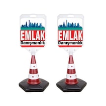 Emlak Temalı Reklam ve Uyarı Dubası 2 Adet
